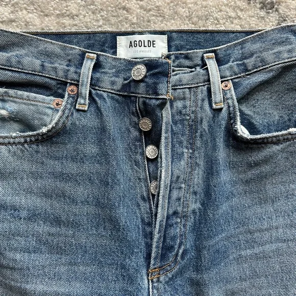 90s Pinch Waist Agolde Jeans - Picture 4 of 5
